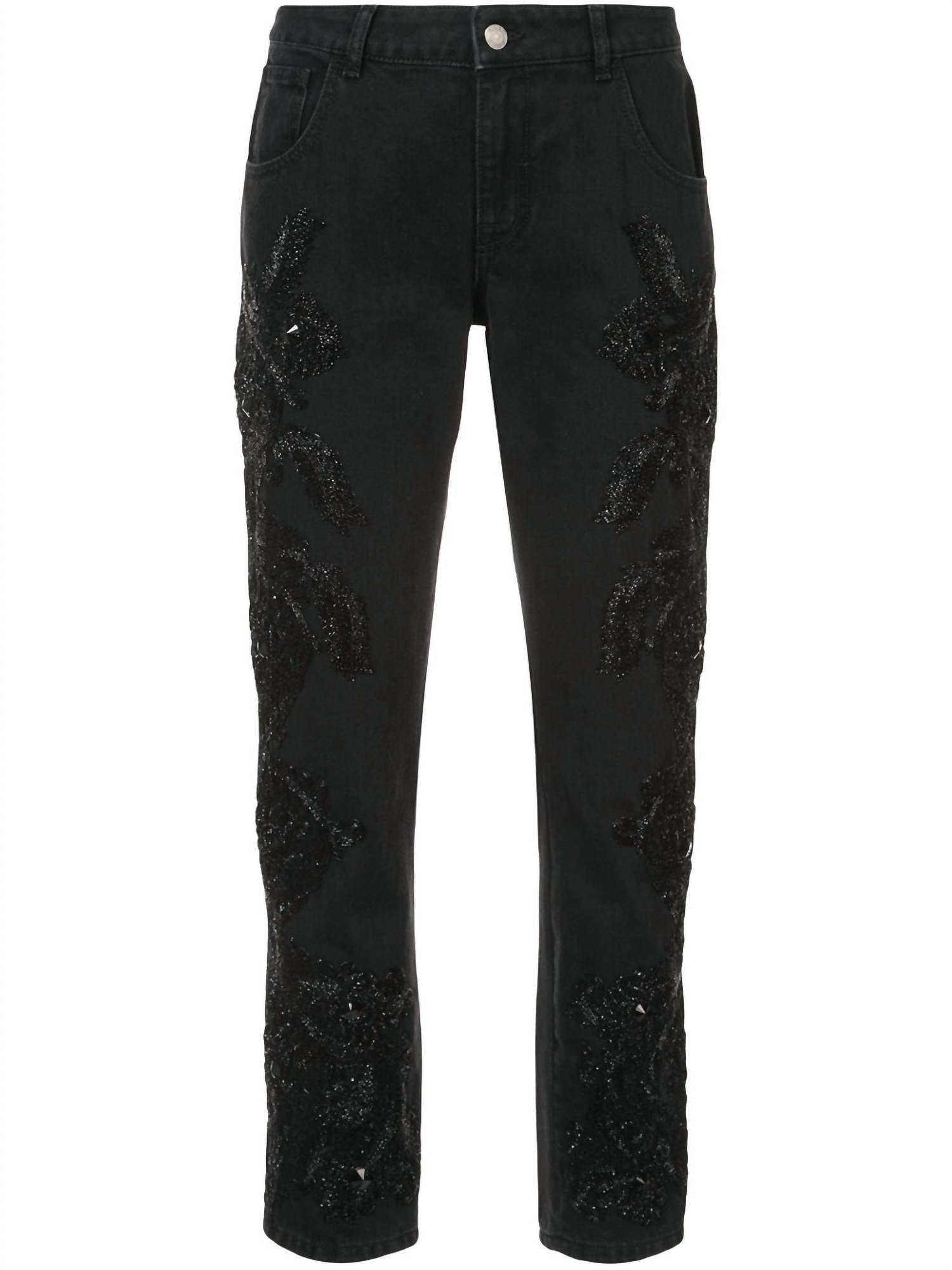 Amen - Beaded Boyfriend Jean