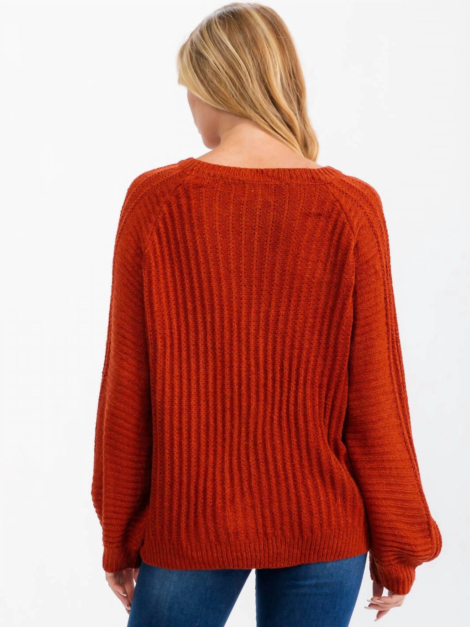 Wholesale Fashion Trends - Long Balloon Sleeve Pullover