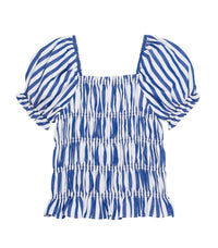 Habitual - Girls Striped Peasant Blouse