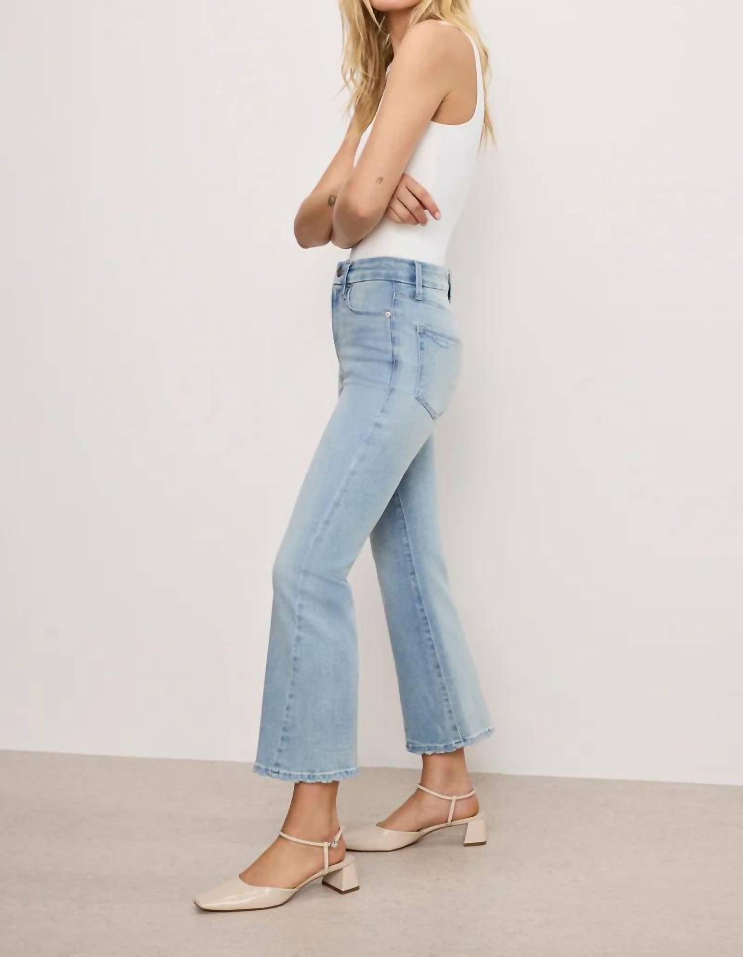 Good American - Good Legs Crop Mini Boot Jeans
