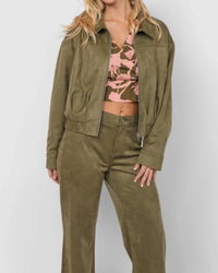 Sadie & Sage - TUSCANY FAUX SUEDE JACKET