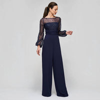 Js Collections - Women's Raelynn Beaded Wide Leg Jumpsuit