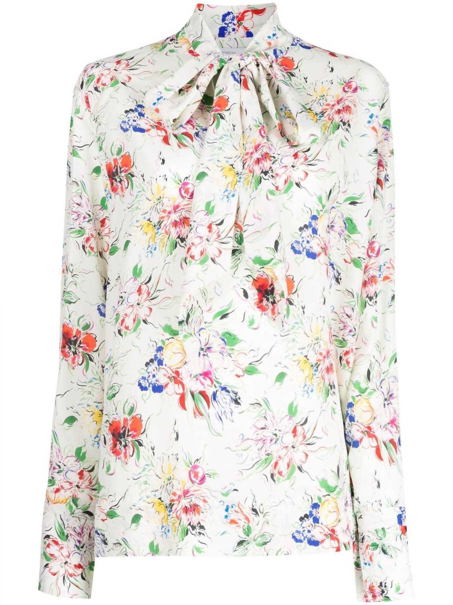 Rosetta Getty - Scarf Hem Blouse