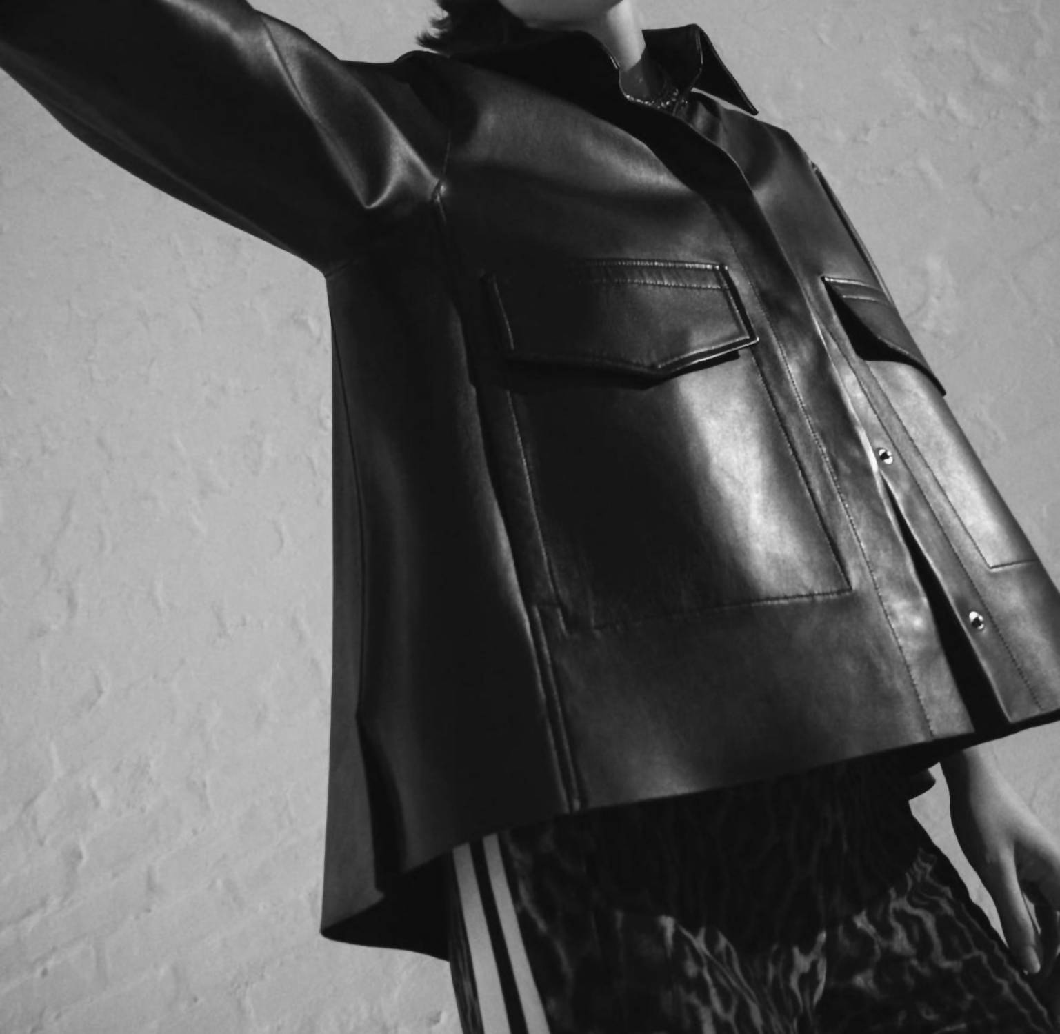 Green Pilot - Veda Leather Jacket