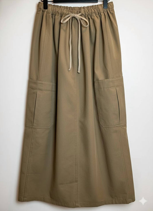 Papermoon - Women's Ariah Cargo Midi Skirt