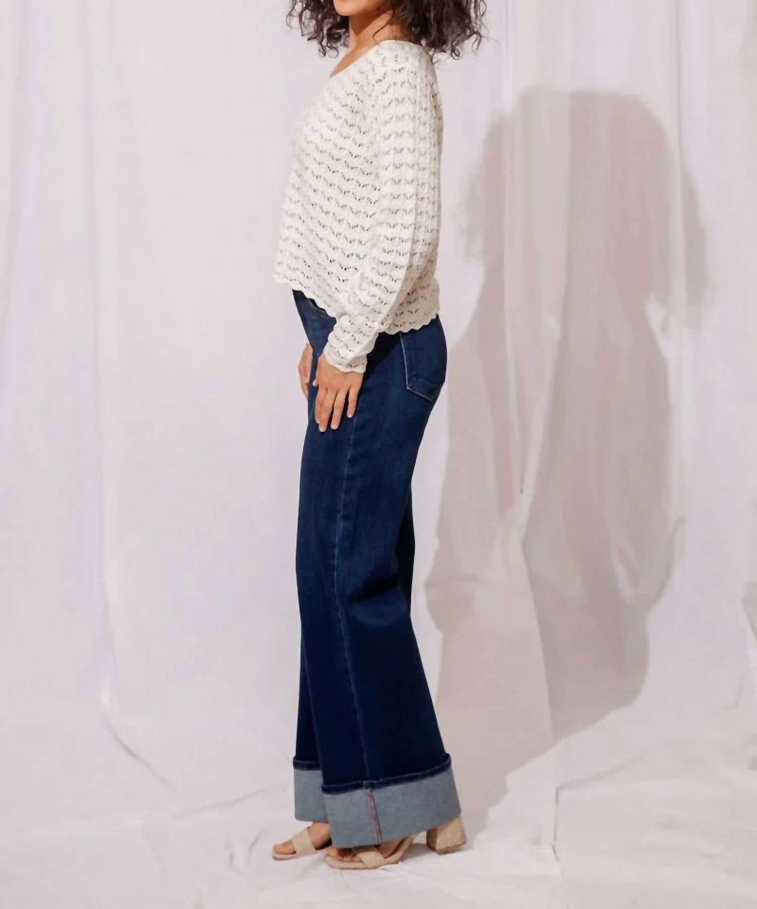 Jbd. - Cuffed Palazzo Jean