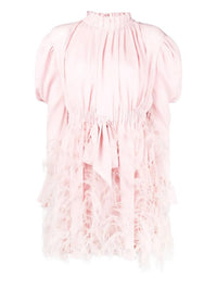 Valentino - Embellished Long Sleeve Mini Dress