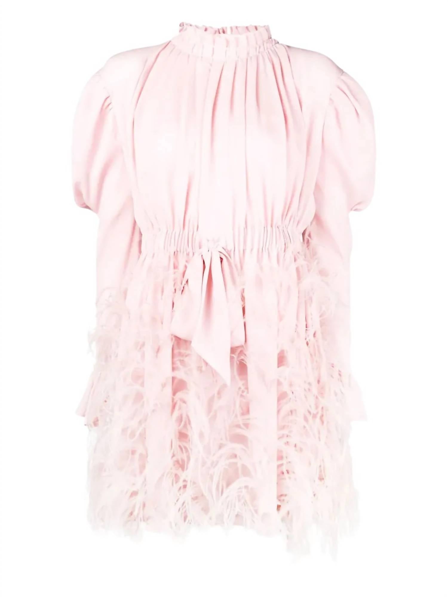 Valentino - Embellished Long Sleeve Mini Dress