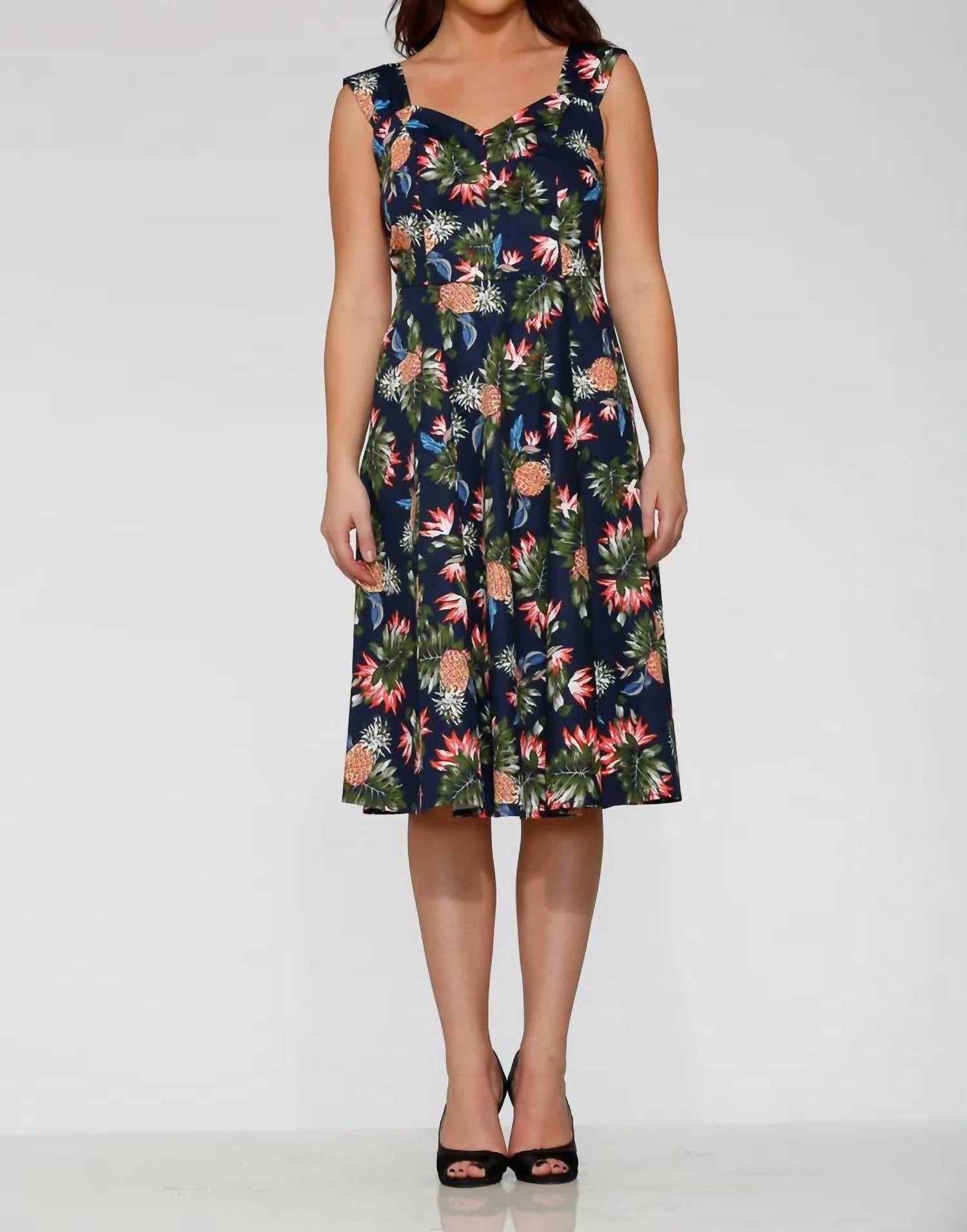 Orchid Bloom - Hawaiian Swing Dress