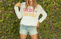Wooden Ships - Tacos & Tequila Crop Crew Sweater