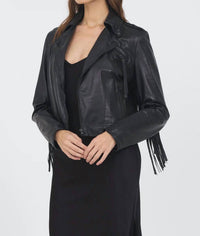 Jakett - Tina Washed Leather Jacket