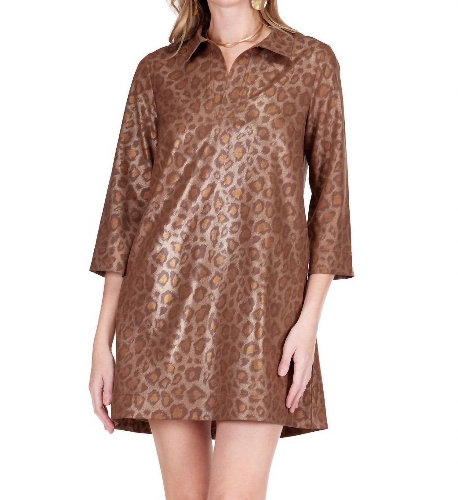 Jade - Placket Bell Sleeve Dress