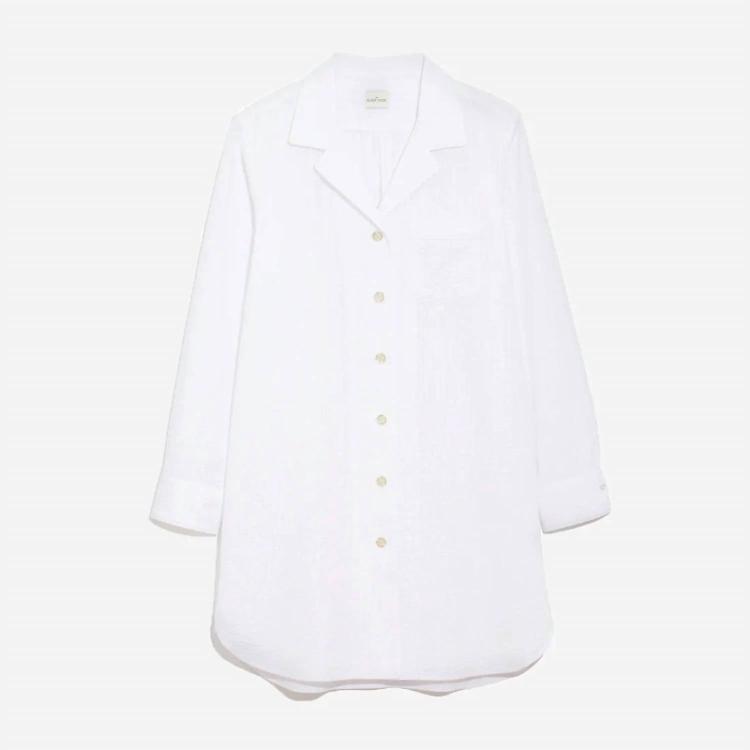 Seersucker Cotton Night Shirt