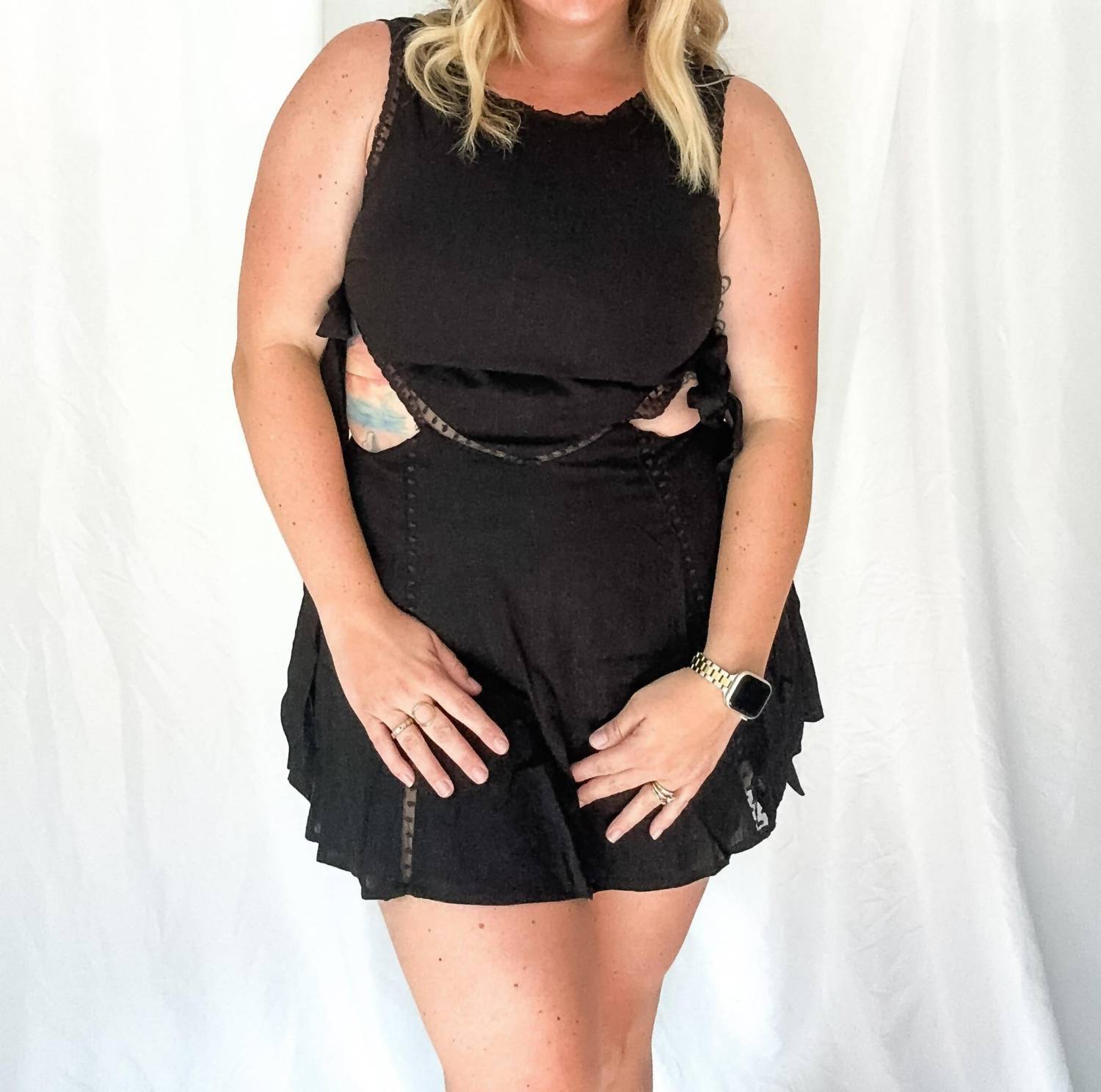 Le Lis - Midnight Crush Mini Dress With Side Tie