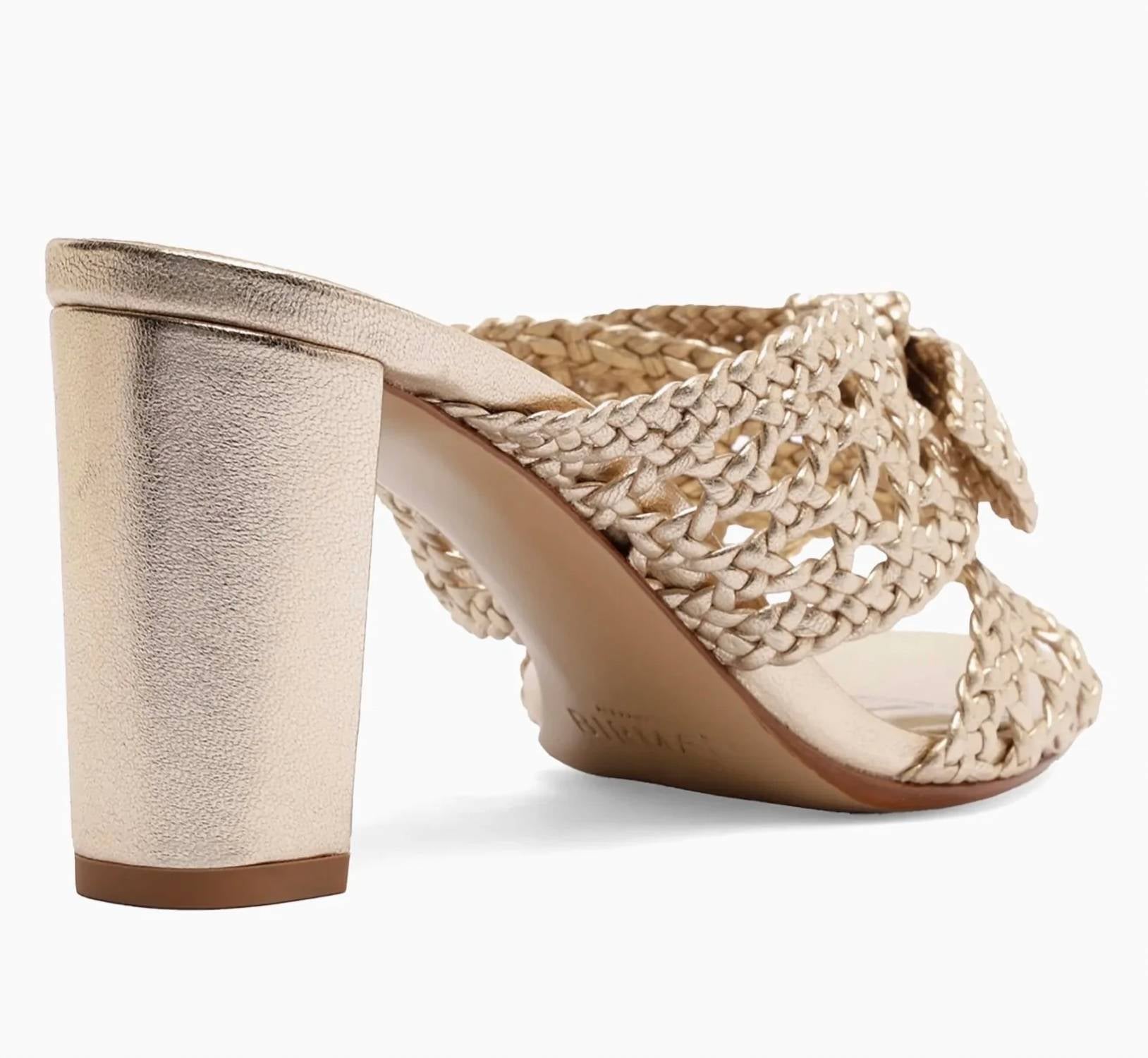 Alexandre Birman - Women's Belinda 75mm Woven Leather Mules