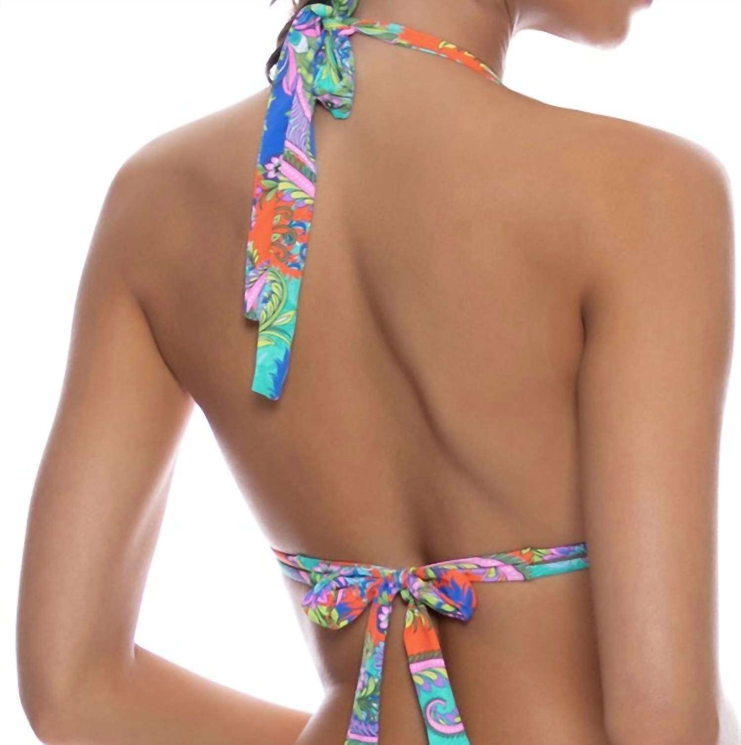 Luli Fama - In The Groove Triangle Bikini Top