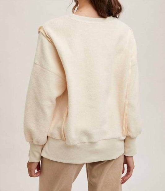 Bluivy - Crewneck Plush Pullover Top
