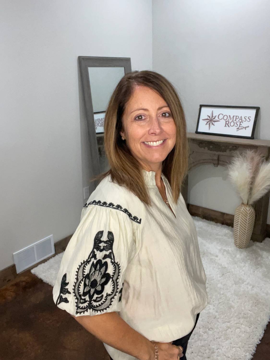 Umgee - Boho Chic Embroidered Blouse