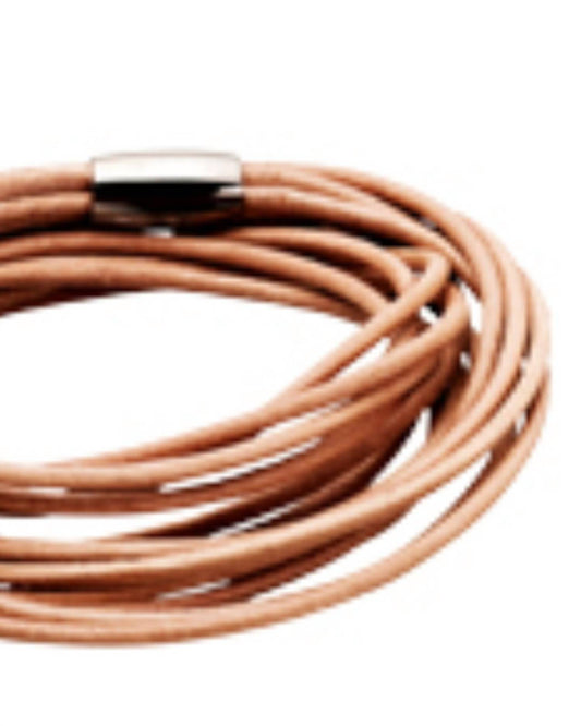 Story Jewellery - 6 Strand Triple Wrap Leather Bracelet