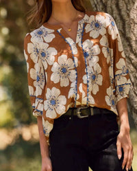 Gigio - Elise Floral Print Blouse