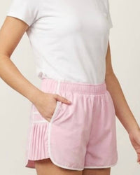 Kimberly C On Point Pleated Side Shorts in pink - women's shorts