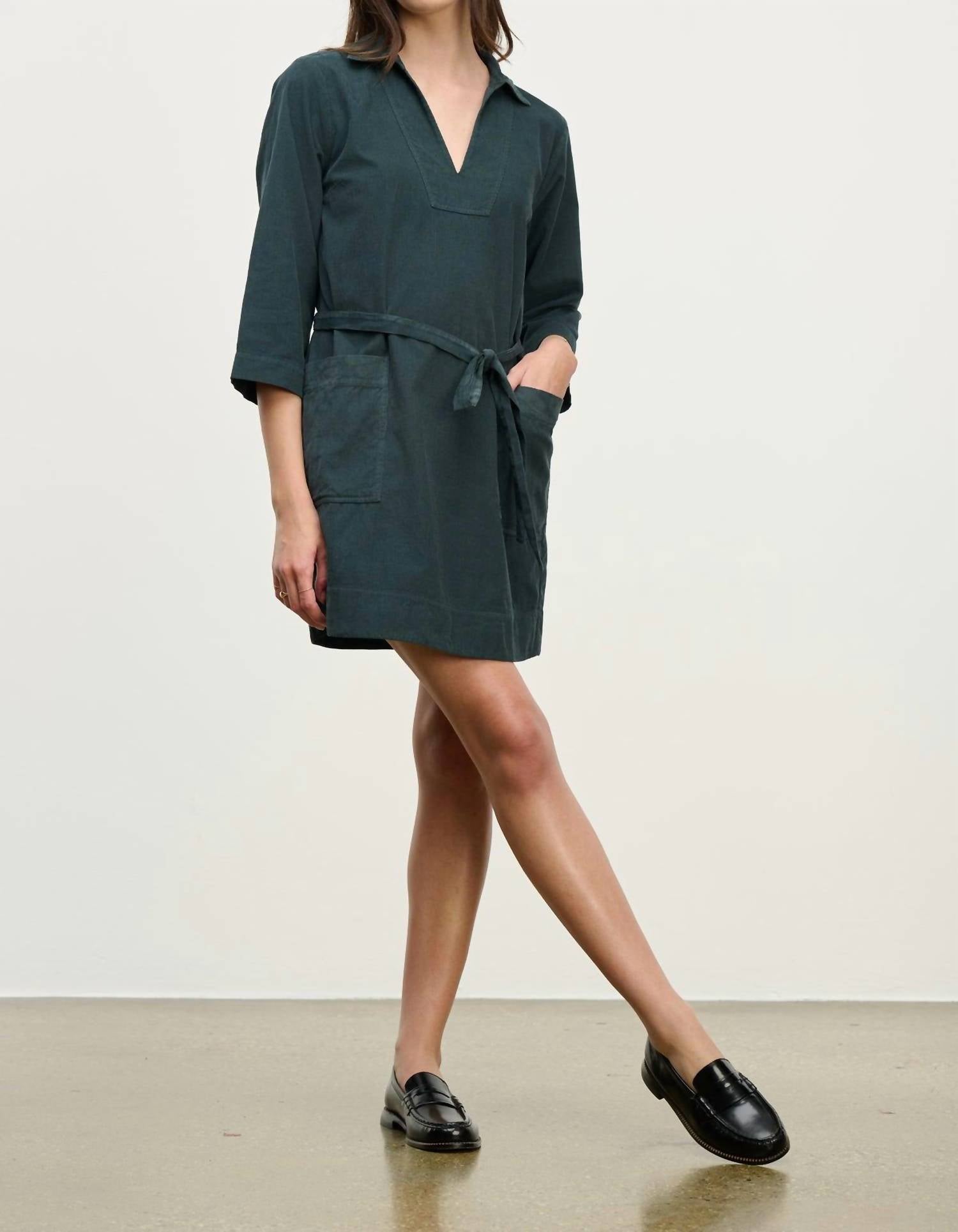 Velvet By Graham & Spencer - Elke Corduroy Mini Dress