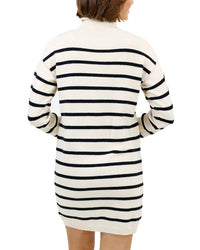 Grace And Lace - Striped Sweater Dress