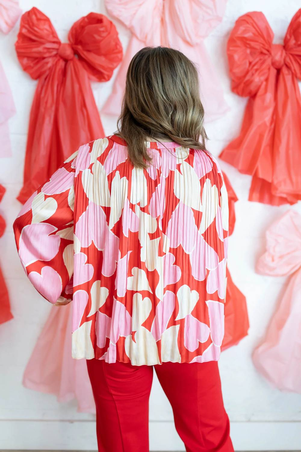 Current Air - Juliette Heart Blouse