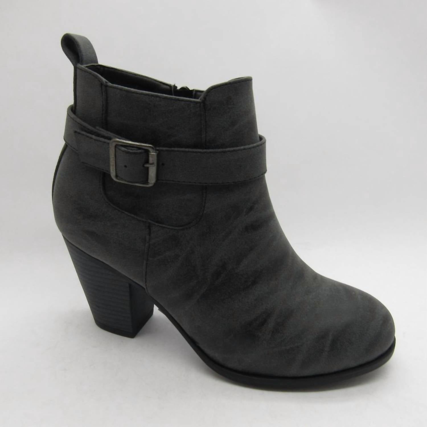Blue Suede Shoes - Women's Suede Ankle Boots