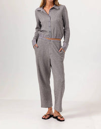 sundays Nell Button Front Shirt in grey - women's shirt