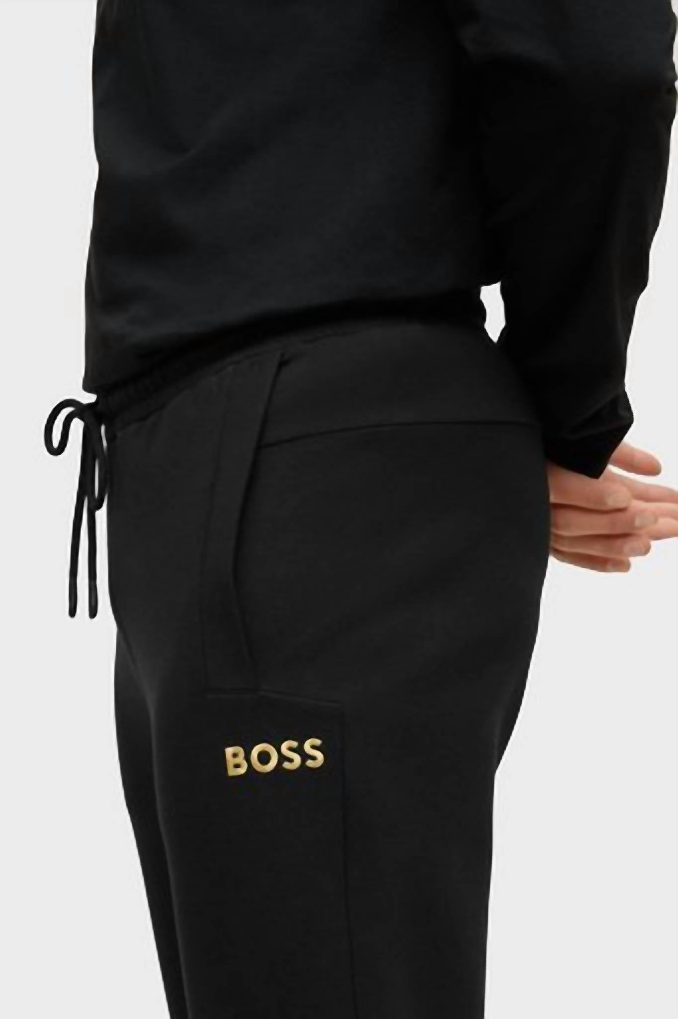 Hugo Boss - Tonal Regular Fit Cotton Cuff Sweatpants