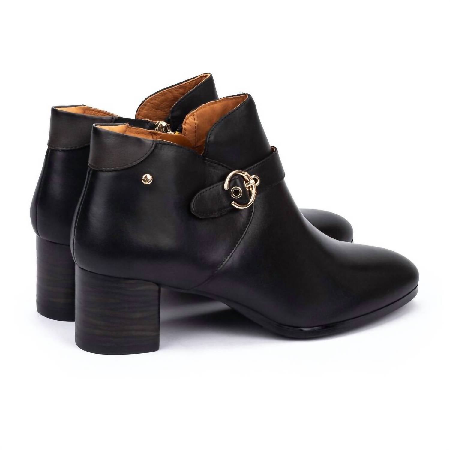 PIKOLINOS Women's Calafat Heeled Ankle Boots in black - women's shoe - view 4