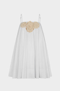 Pitusa - Crochet Flower Tea Dress