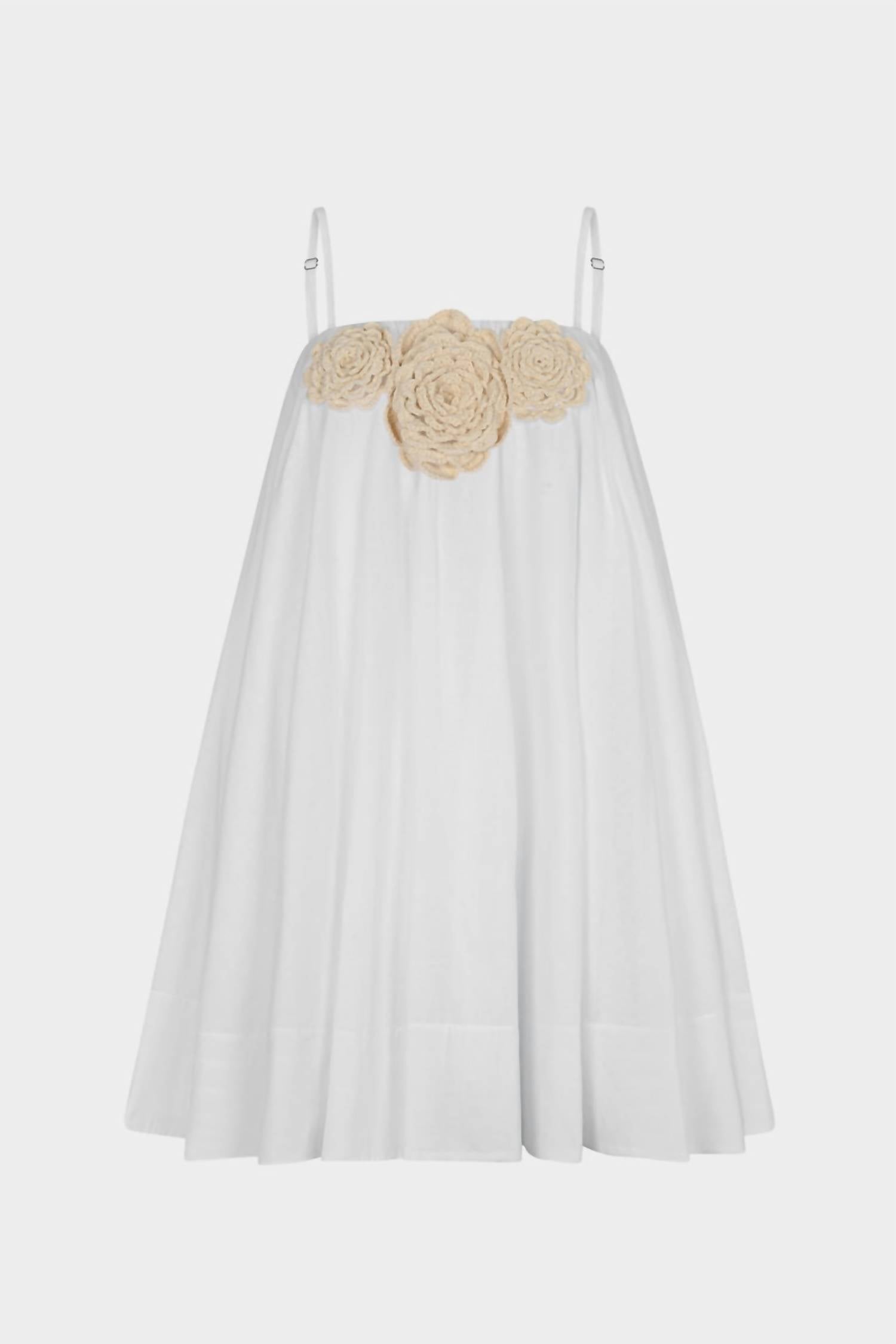 Pitusa - Crochet Flower Tea Dress