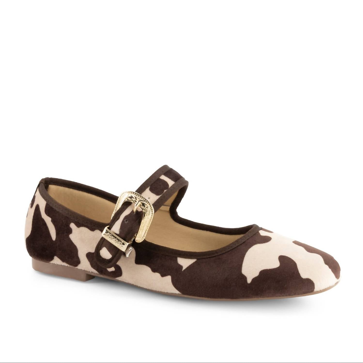 Andrea - Women's Animal Print Flat Shoes