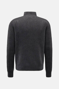 A Trip In A Bag - Men's Foggy Mock Bottleneck Sweater