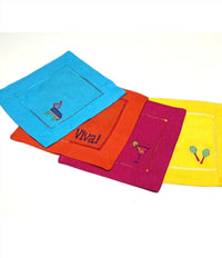 Oriental Trading Company Fiesta Cocktail Napkins - Set Of 4 in multicolor - item