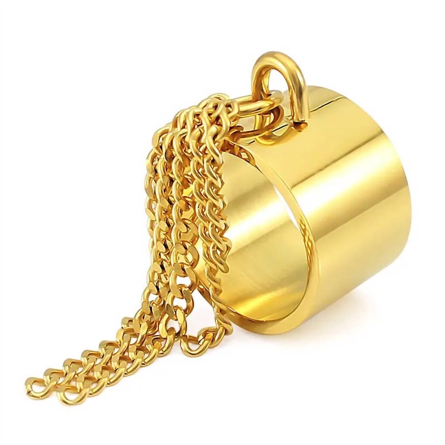 Jagged Halo Jewelry - Women's Tassel Ring