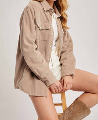 Bluivy - Corduroy Sherpa-lined Jacket