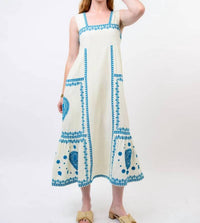 Ivy Jane - Gauze Embroidered Sundress
