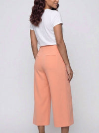 Alice + Olivia - Dylan High Waisted Wide Leg Cropped Pants