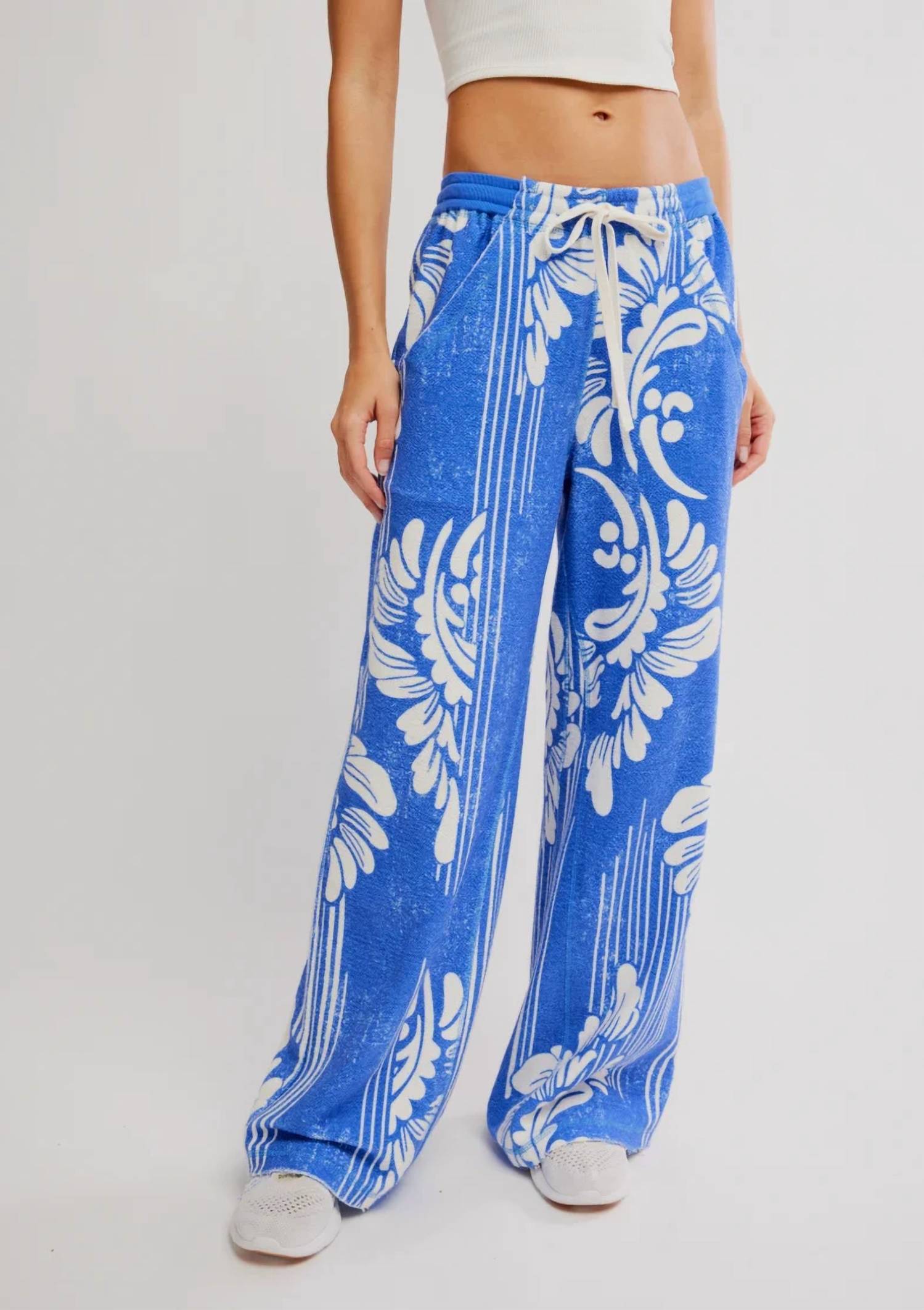 Free People - One Above Wide Leg French Terry Pant