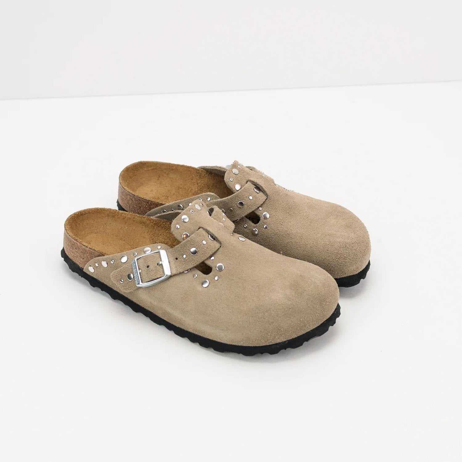 Birkenstock - Women's Boston Rivet Suede Clog