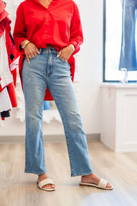 Daze - Soho High Rise Ankle Flare Jeans