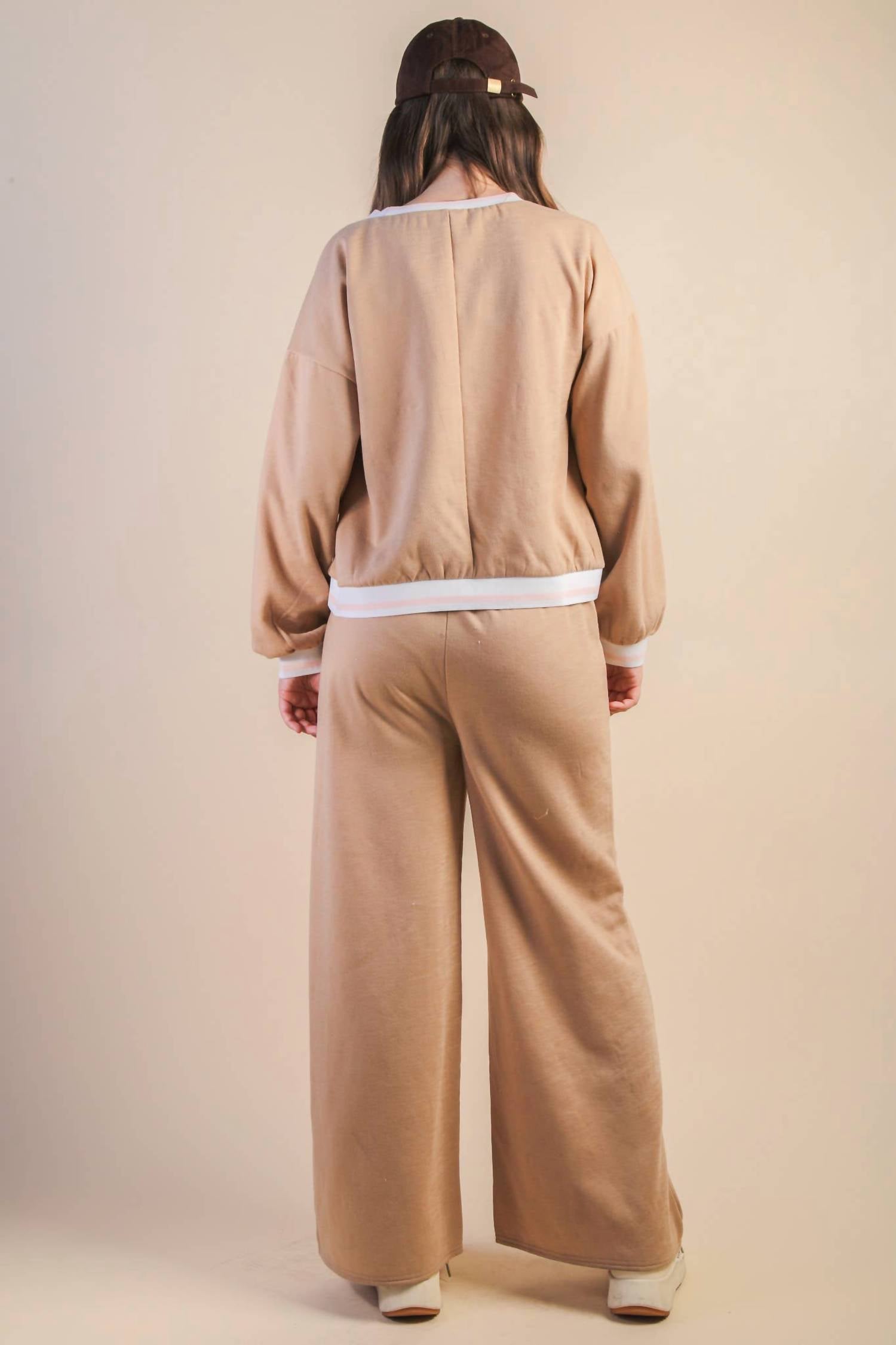 Very J - Color Band Detail Comfy Set