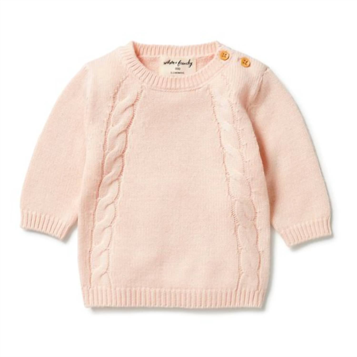 Wilson + Frenchy - Baby's Knit Mini Cable Sweater