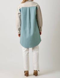 Mystree - Fae Color Block Shacket