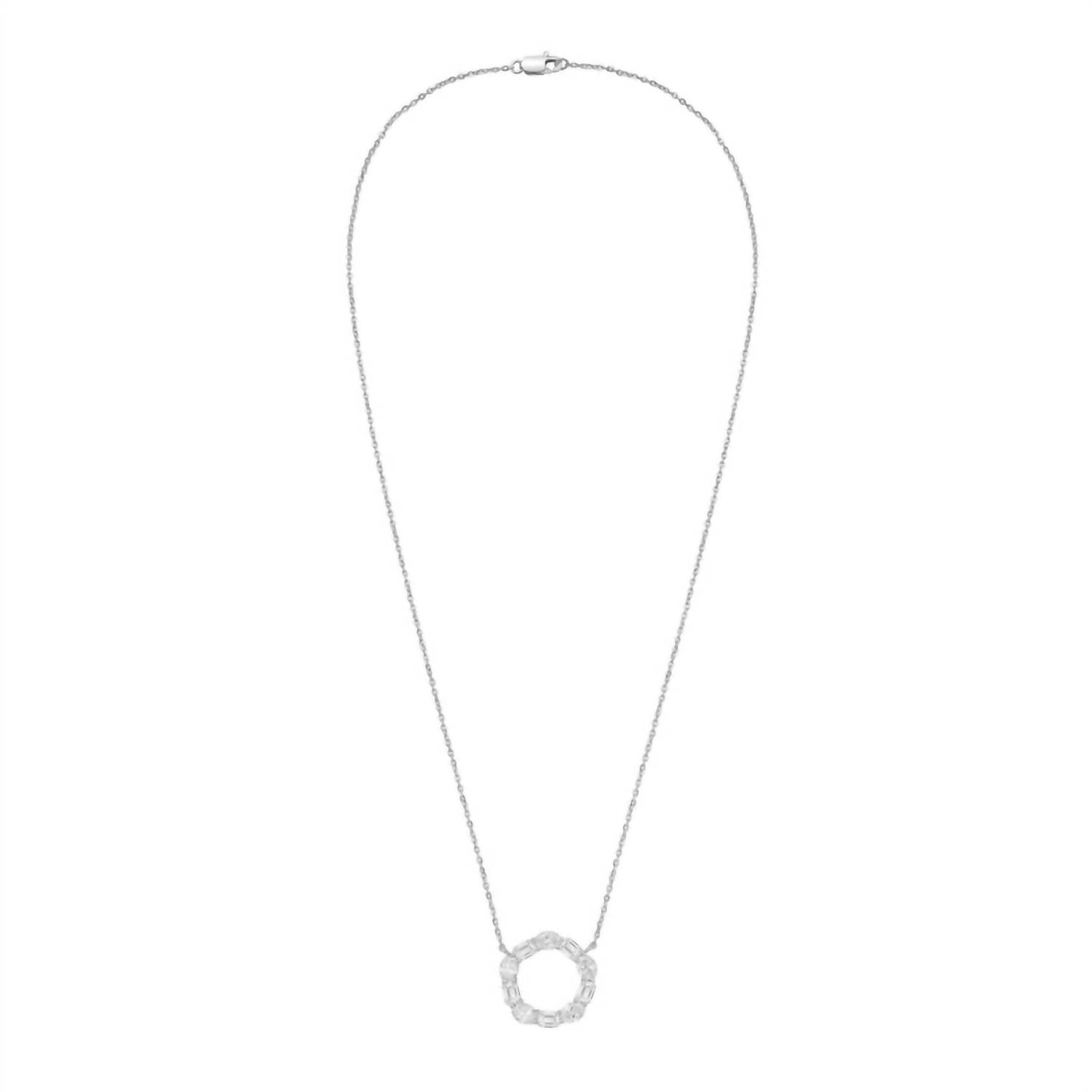 Diana M Jewels - Women's Classic 1.56 Carat Lab Grown Diamond Jewelry Necklace