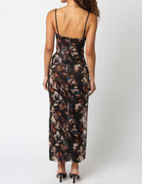 Olivaceous - Lina Mesh Dress