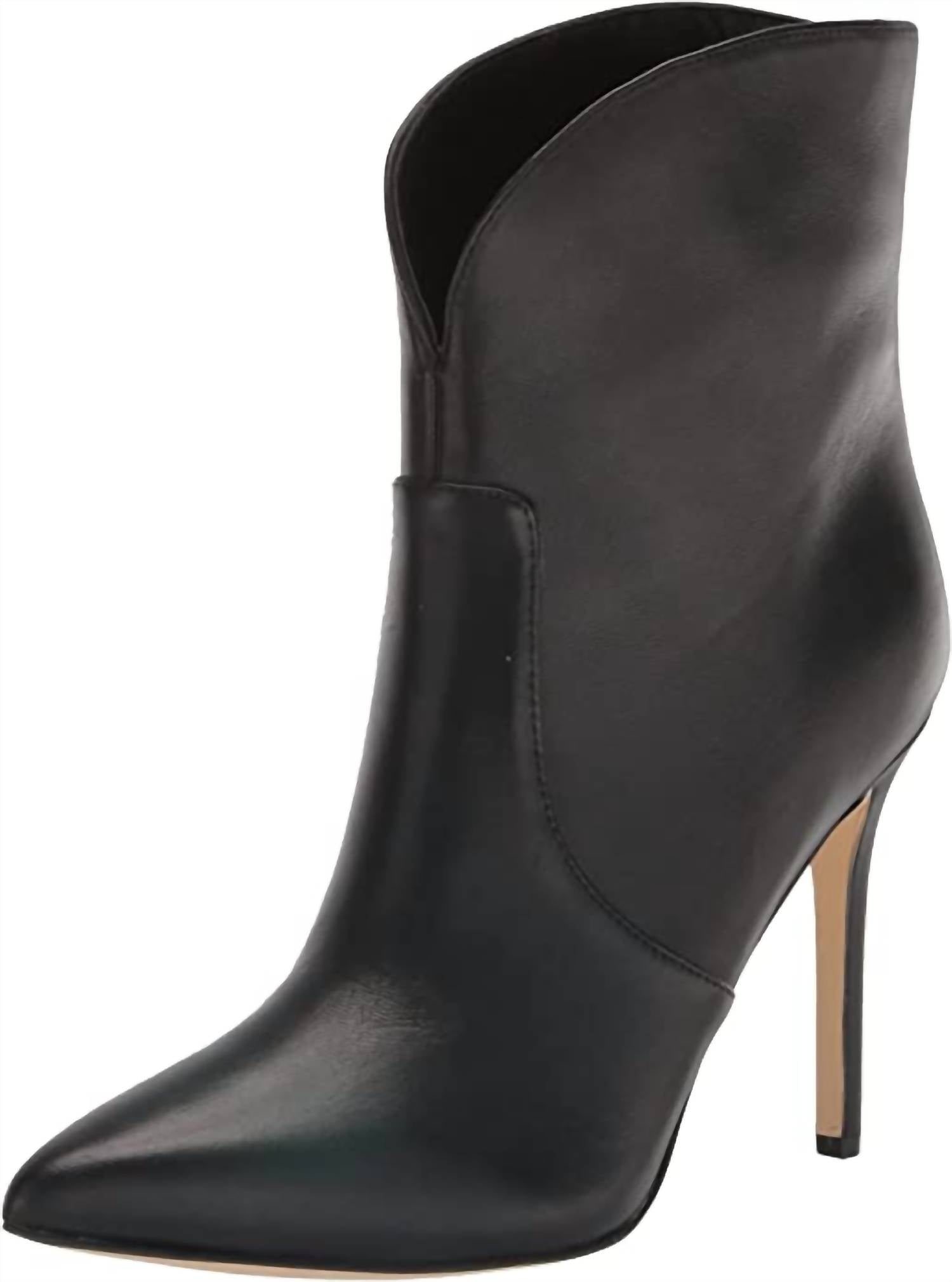Nine West - Women's Tolate Pointed Toe Stiletto Heel Pull On Fashion Ankle Boots